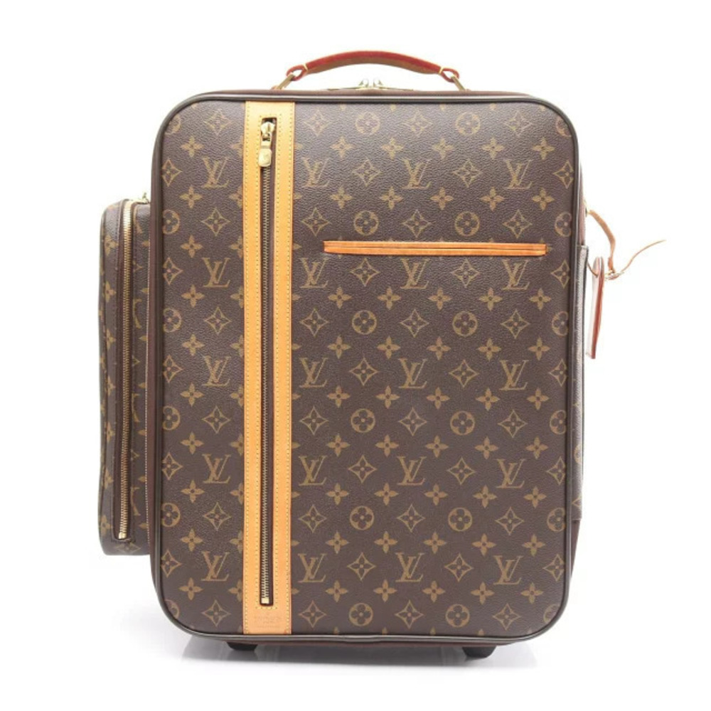 Louis Vuitton Trolley Bosphore Bag Canvas Monogram Carry On Suitcase Brown